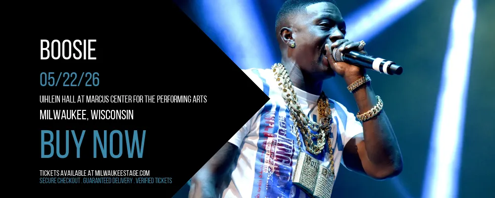 Boosie at Uihlein Hall at Marcus Center For The Performing Arts